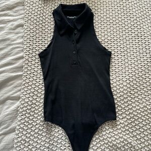 NWOT Abercrombie black tank bodysuit size small